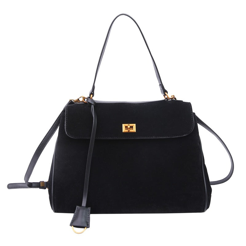 Women's Vintage Suede Large Capacity Commuter High-grade Tote Bag