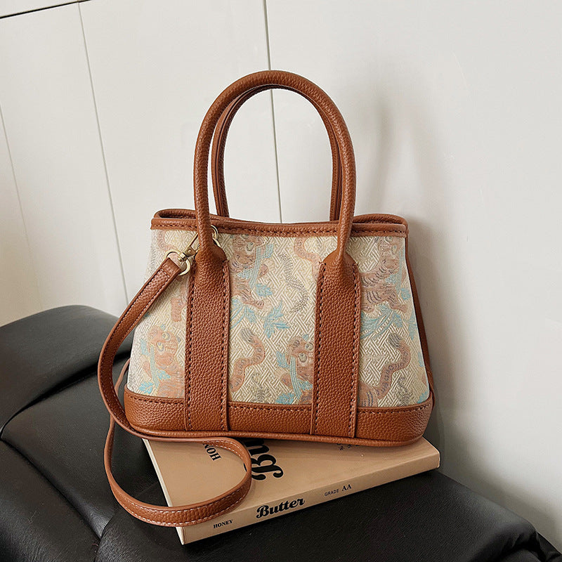 Handmade Self-made Cloth Material Chinese Style Embroidery Tote Bags