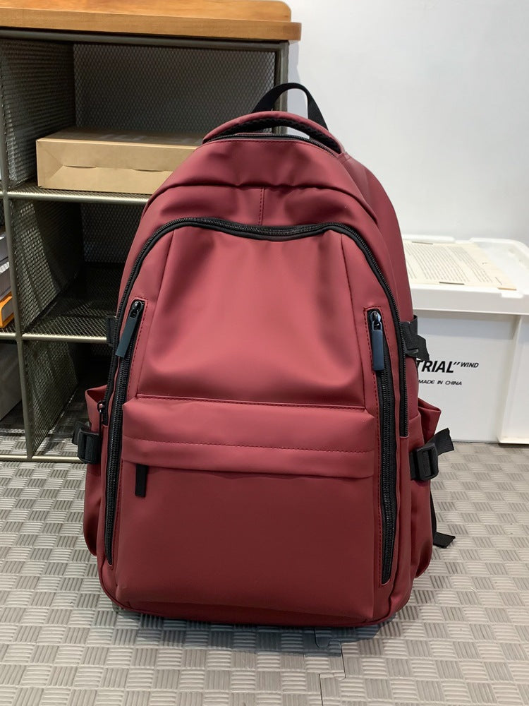 Men's Textured Waterproof Trendy Junior's Female College Women's Backpack