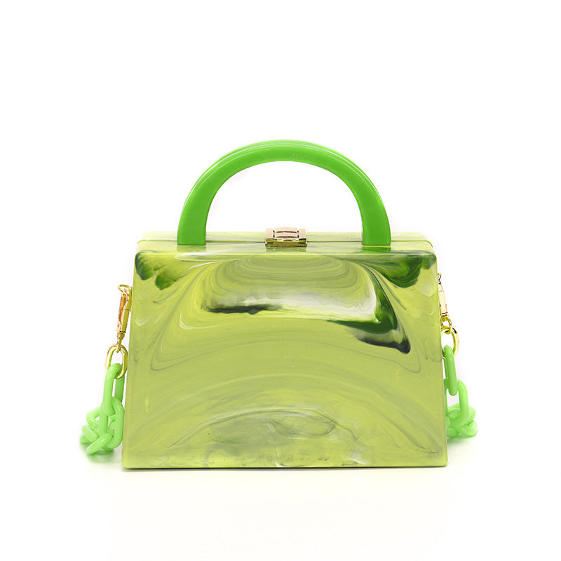 Women's Autumn Acrylic Chain Plastic Western Style Women's Handbag