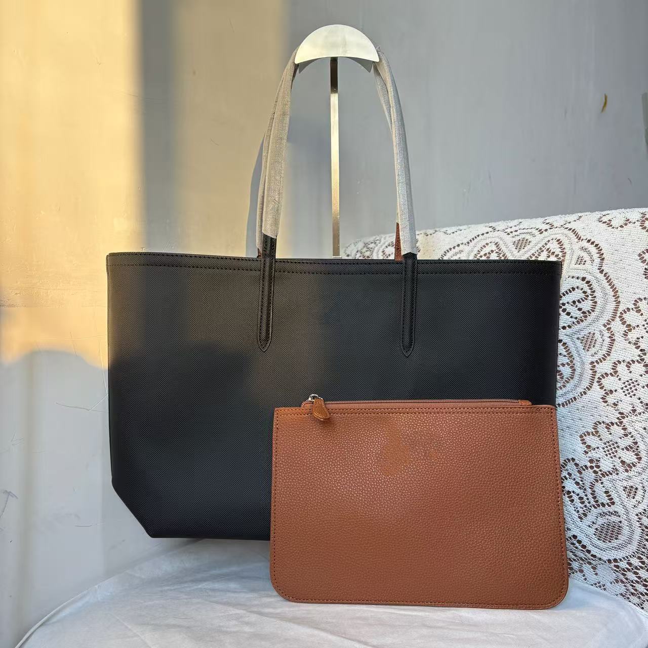Double-sided Portable Mother Shopping Female Trend Bucket Bag