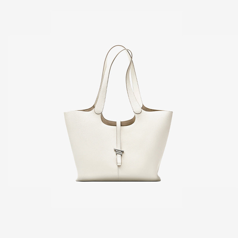 Wind Chime Female Large Capacity Commuter Vegetable Basket Underarm Tote Bags