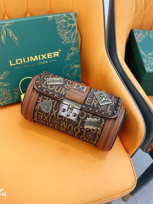 Women's Source Fashion Cylinder Badge Chain Women's Handbag