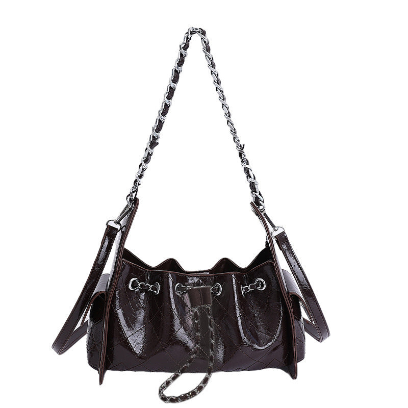Women's Diamond Chain Underarm Summer French Entry Lux Fashion Bags