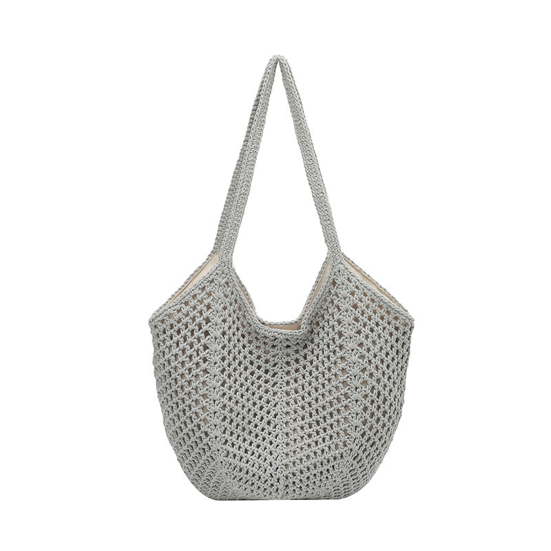 Women's Beach Vacation Style Straw Fashion Large Capacity Woven Women's Shoulder Bag