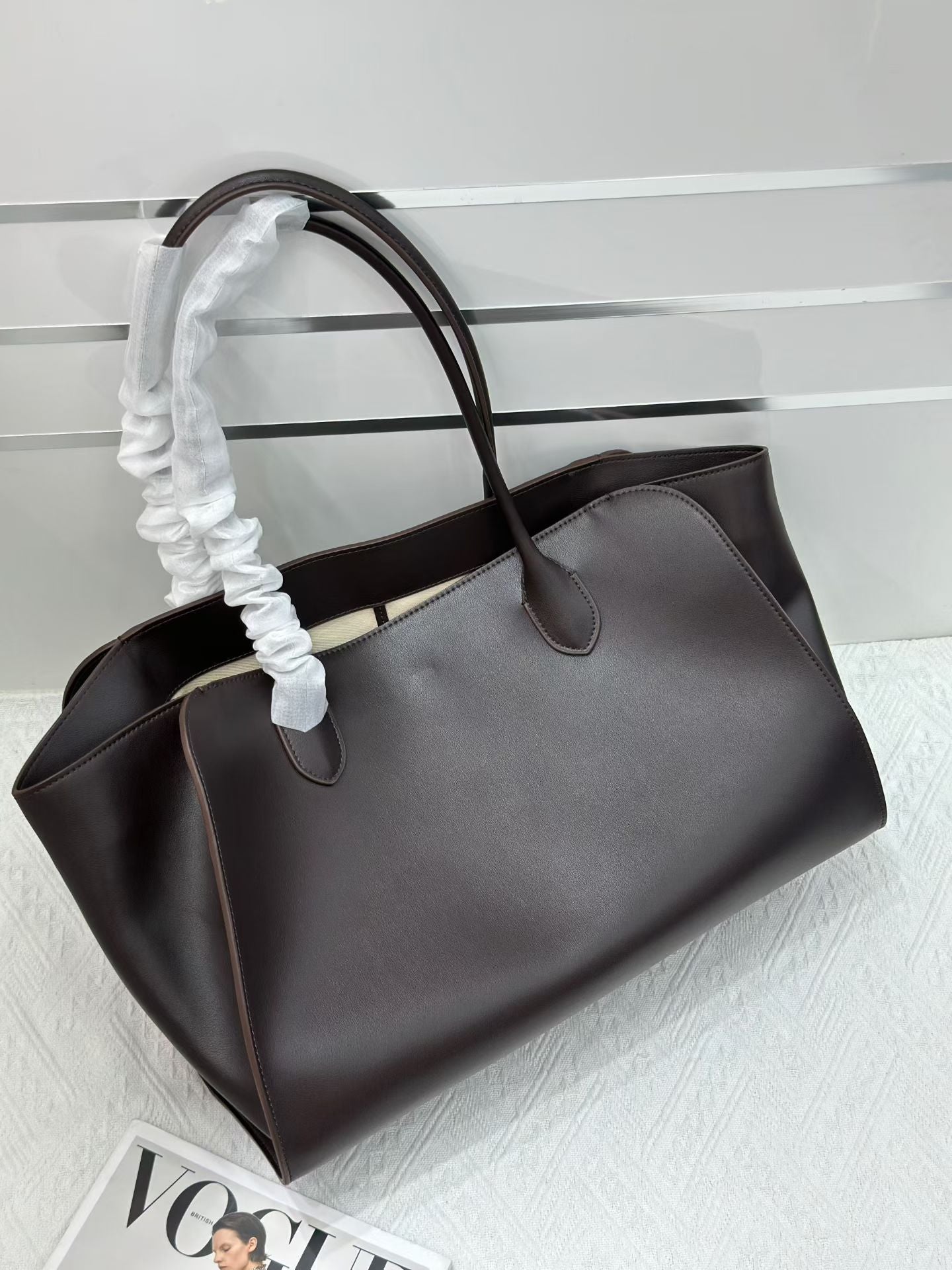 Women's Kendall Niche Shopping Big Cowhide Leather Bags