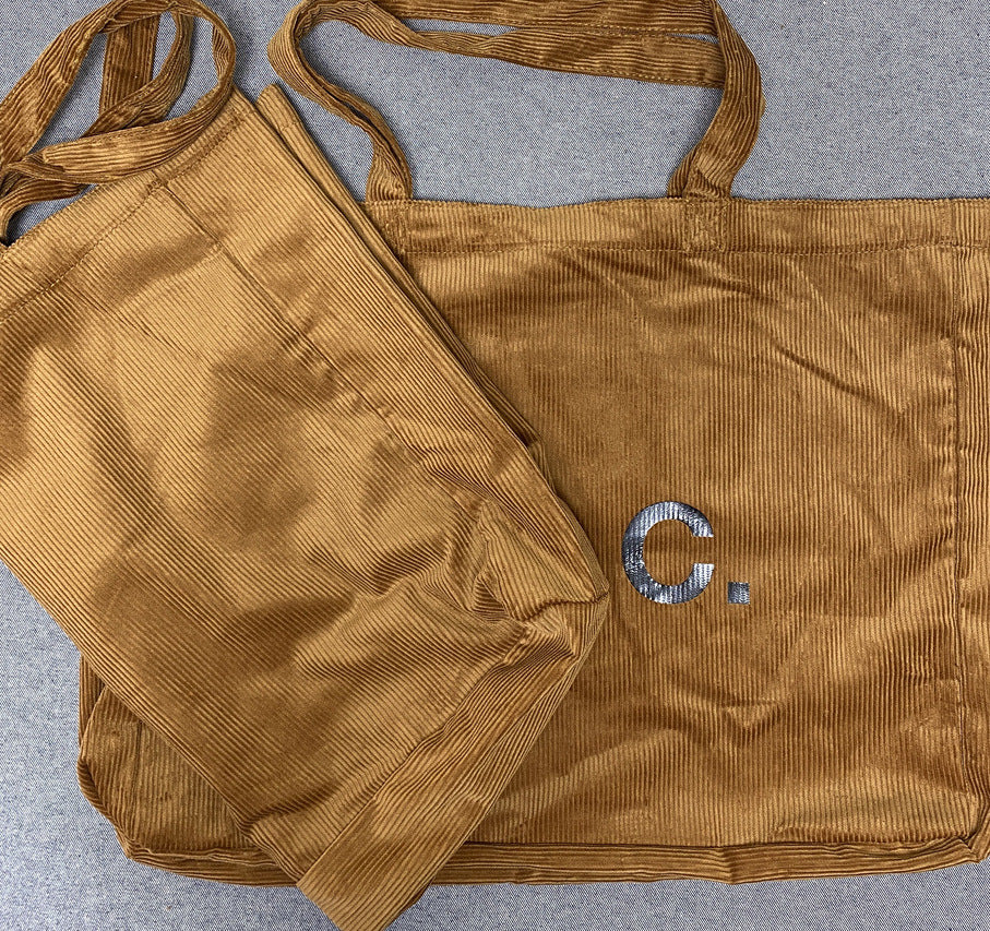 Popular Durable Stylish Pretty Corduroy Shopping Tote Bag