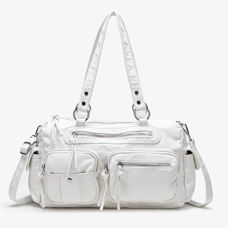 Women's Simple Zipper Large Capacity Commuter Bags