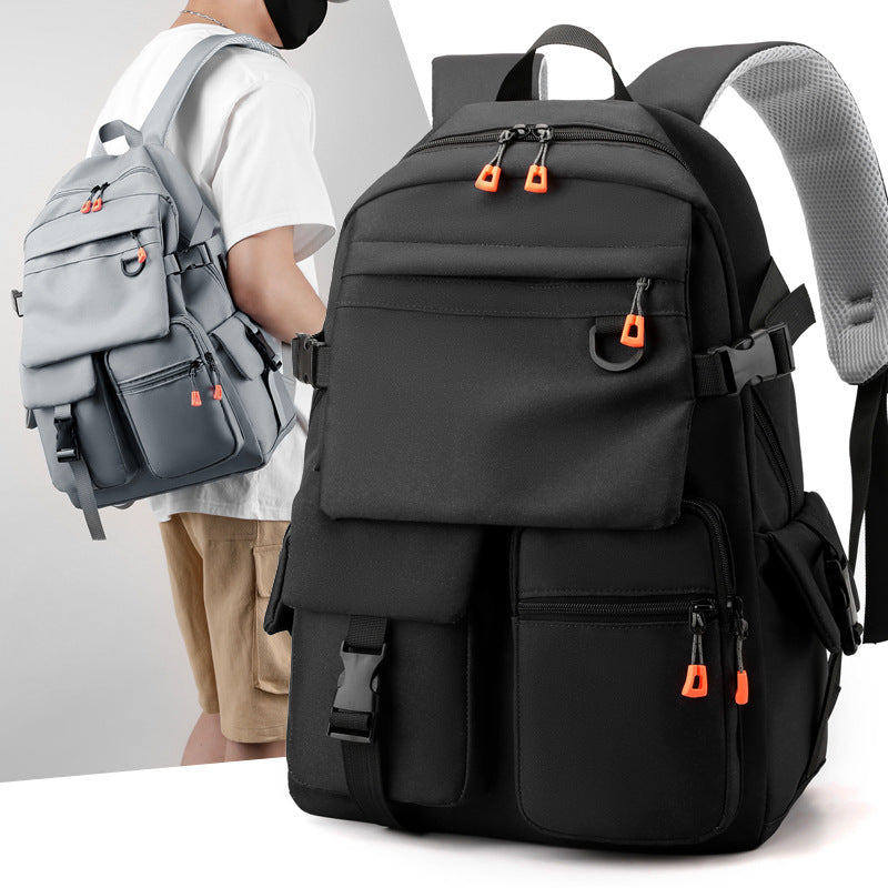Men's Large Capacity Hiking Male Waterproof Lightweight Leisure Backpack