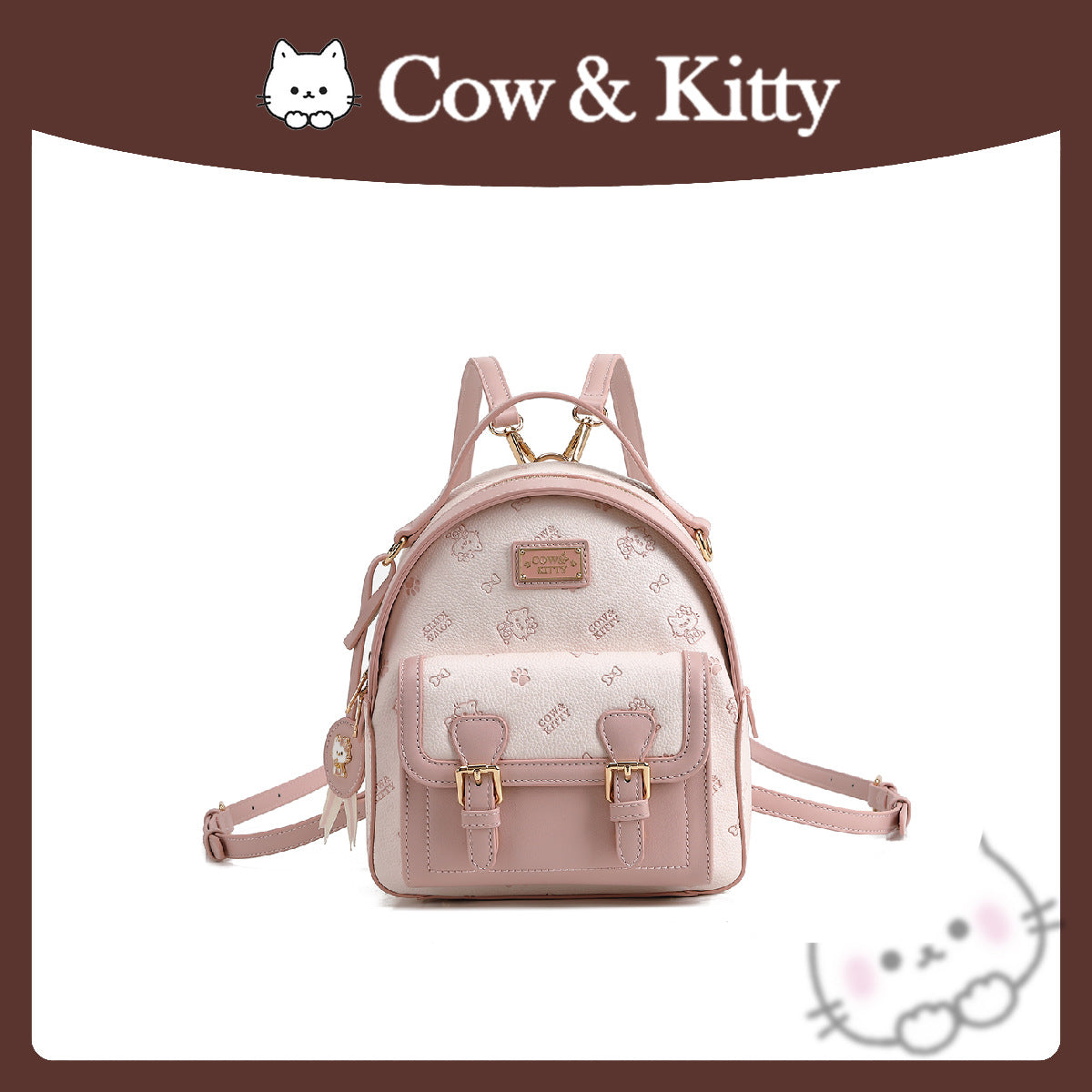 Summer Versatile Simple Portable Cherry Blossom Women's Backpack