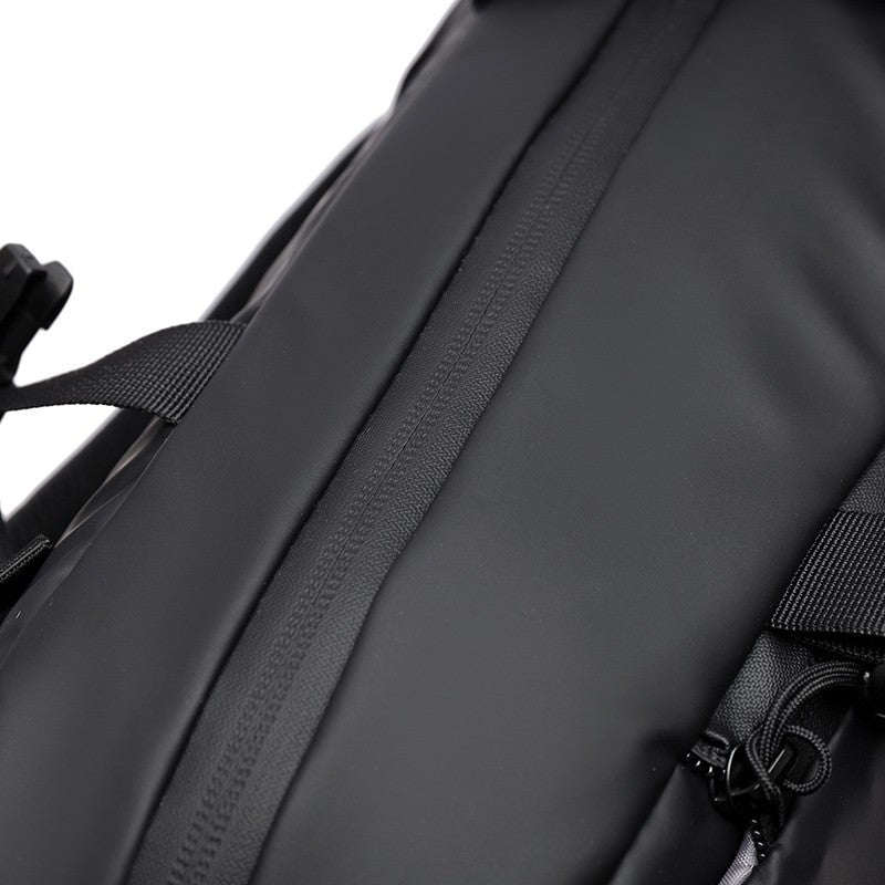 Men's Derm Business Trendy Double Back Computer Leisure Backpack
