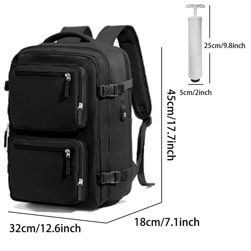 Large Capacity With Vacuum Storage Layer Commuter Leisure Backpack