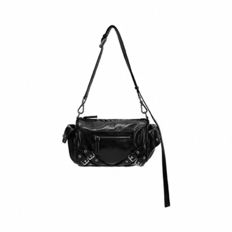 Beautiful Design Fashion Rivet Commuter Motorcycle Women's Shoulder Bag