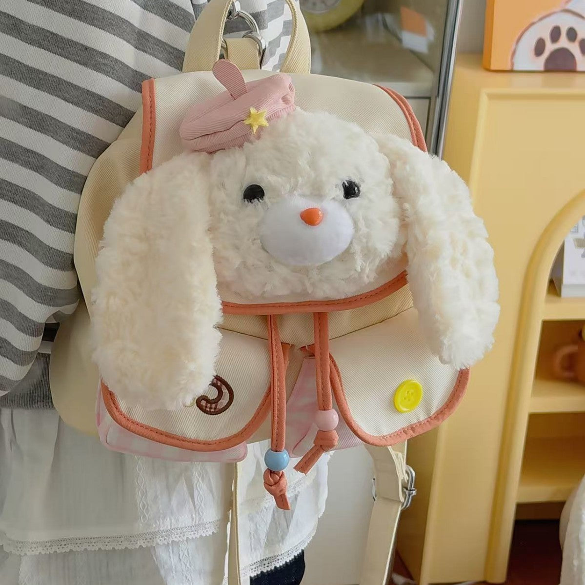 Good-looking Cartoon Doll Large Capacity Commuter Everyday Women's Backpack