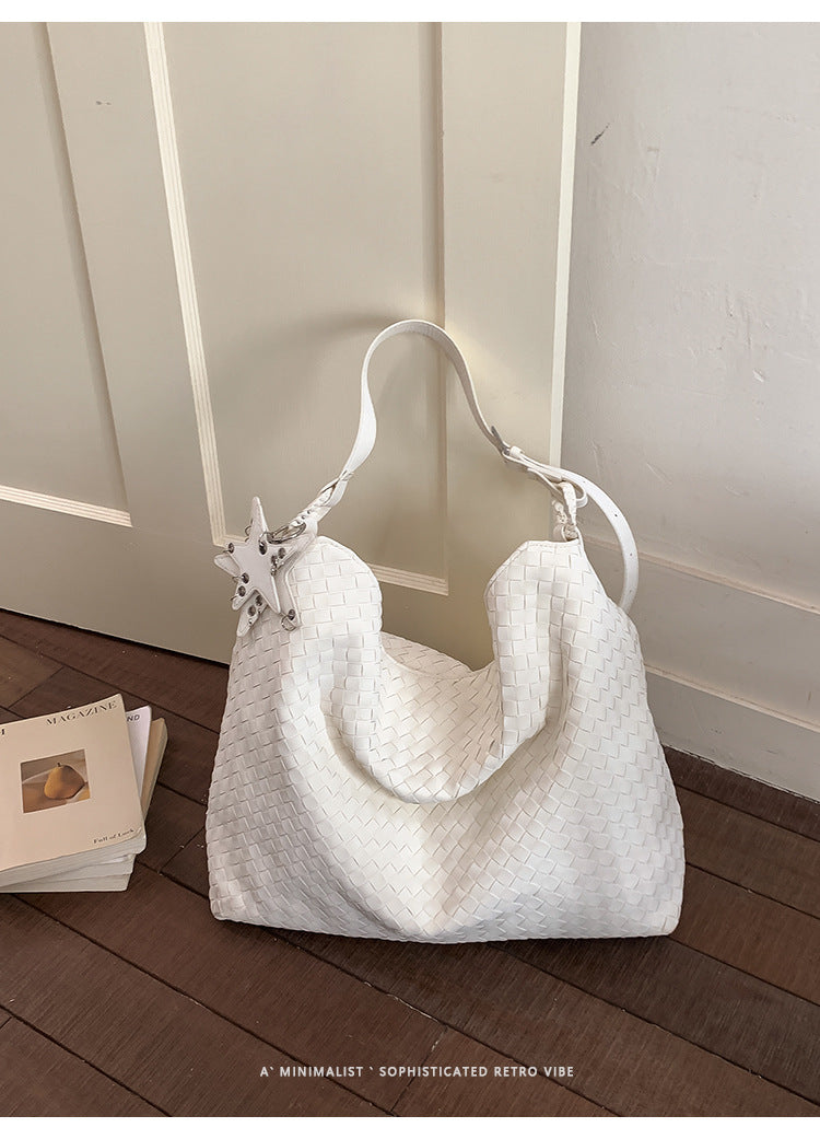 Women's Korean Style Lazy Large Capacity Vintage Women's Shoulder Bag