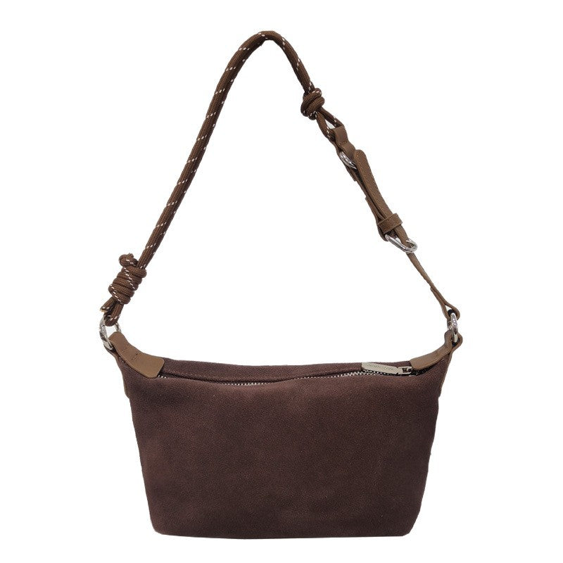 Suede Simple Underarm Dumpling Dull Polish Handbags