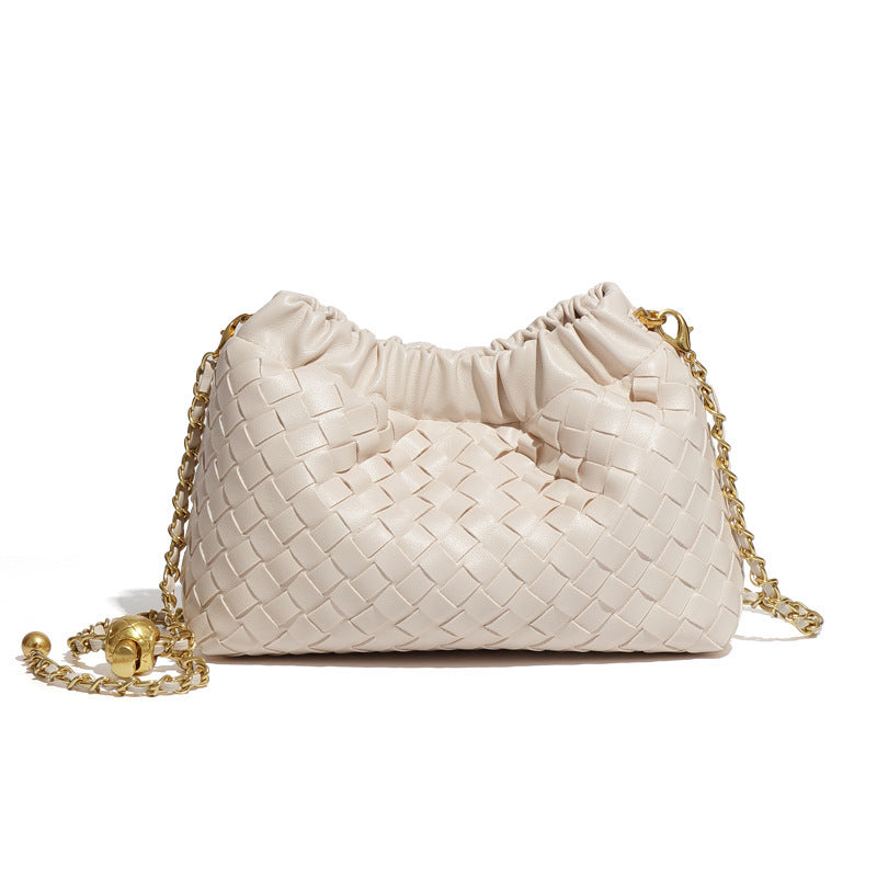 Women's Classic Style Cloud Woven Chain Fashion Bags