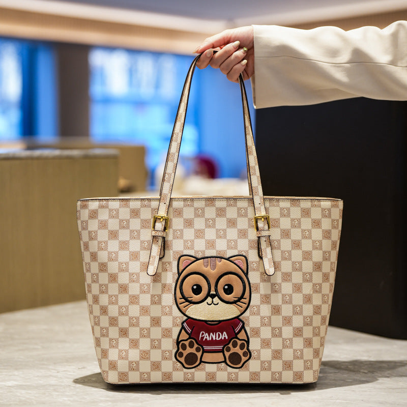 Women's Source Large Capacity Fashion Commuter Korean Style Tote Bags