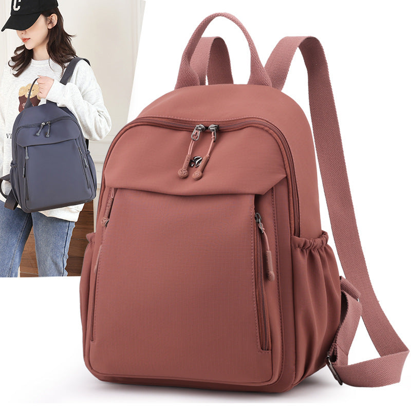Women's Leisure Commute Lightweight Waterproof Nylon Cloth Large Backpacks