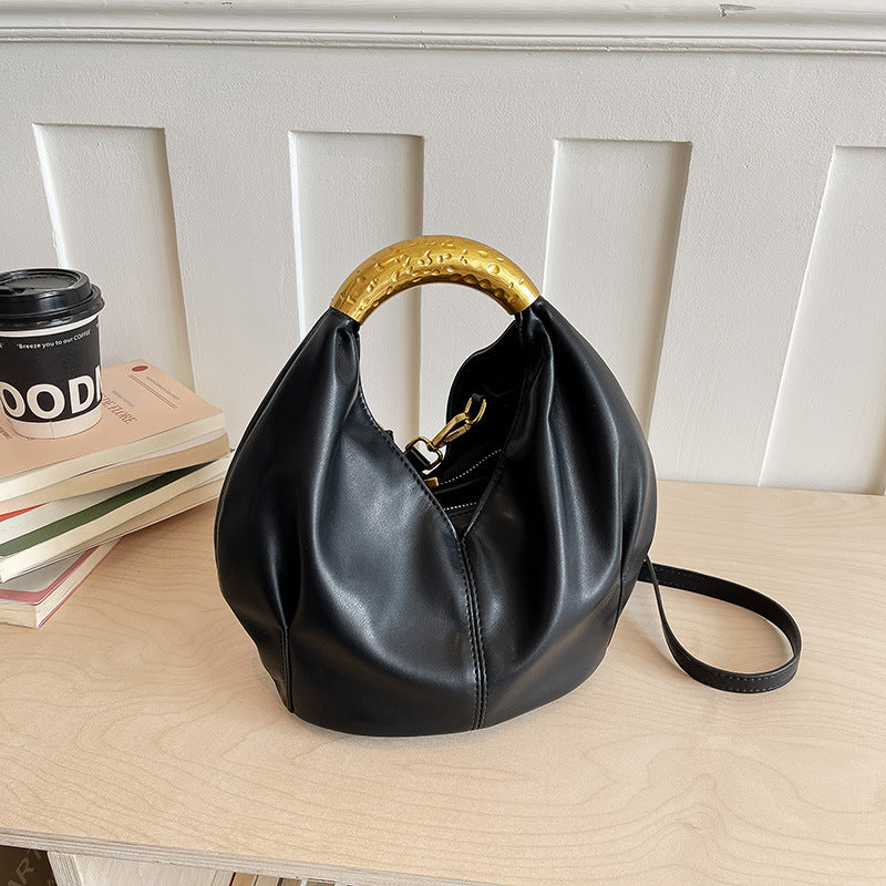 Women's Fashionable Minority Simple Advanced Metal Women's Handbag
