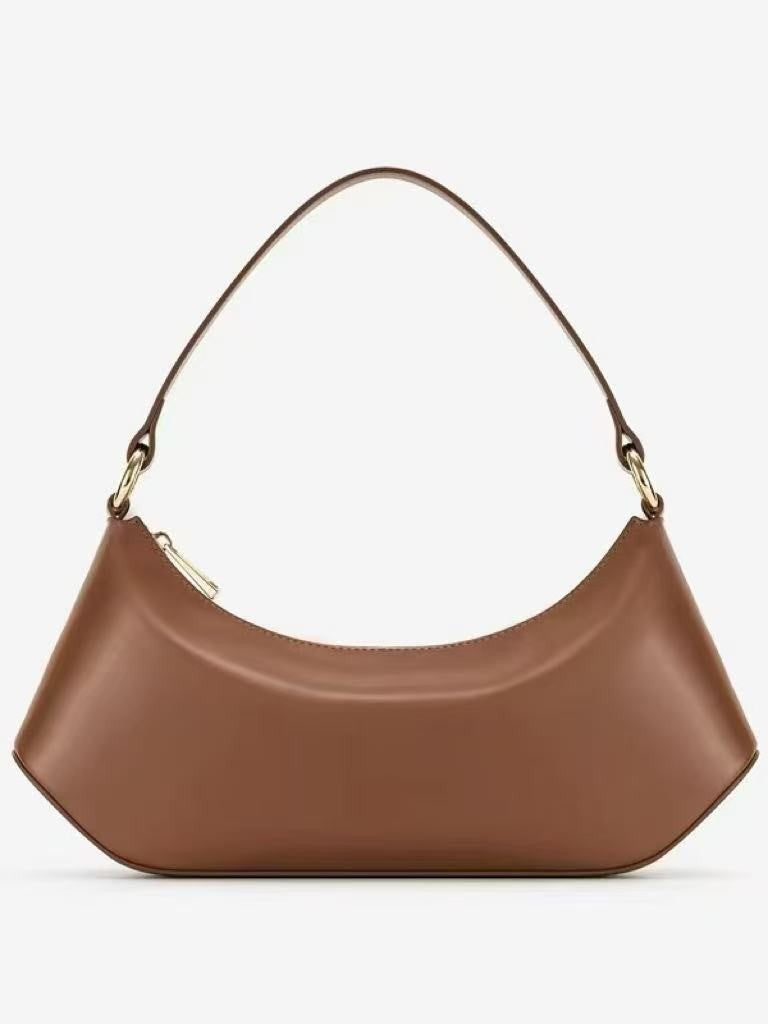 Women's Niche High-grade Soft Leather Affordable Luxury Underarm Bag