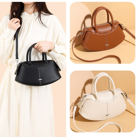Beautiful Women's Smile French Minority Simple Handbags