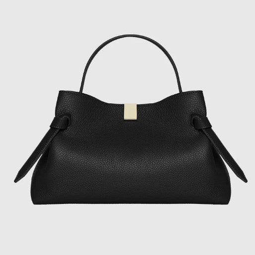 Pan-fried Meat Dumplings Authentic Leather Tactile Feel Women's Handbag
