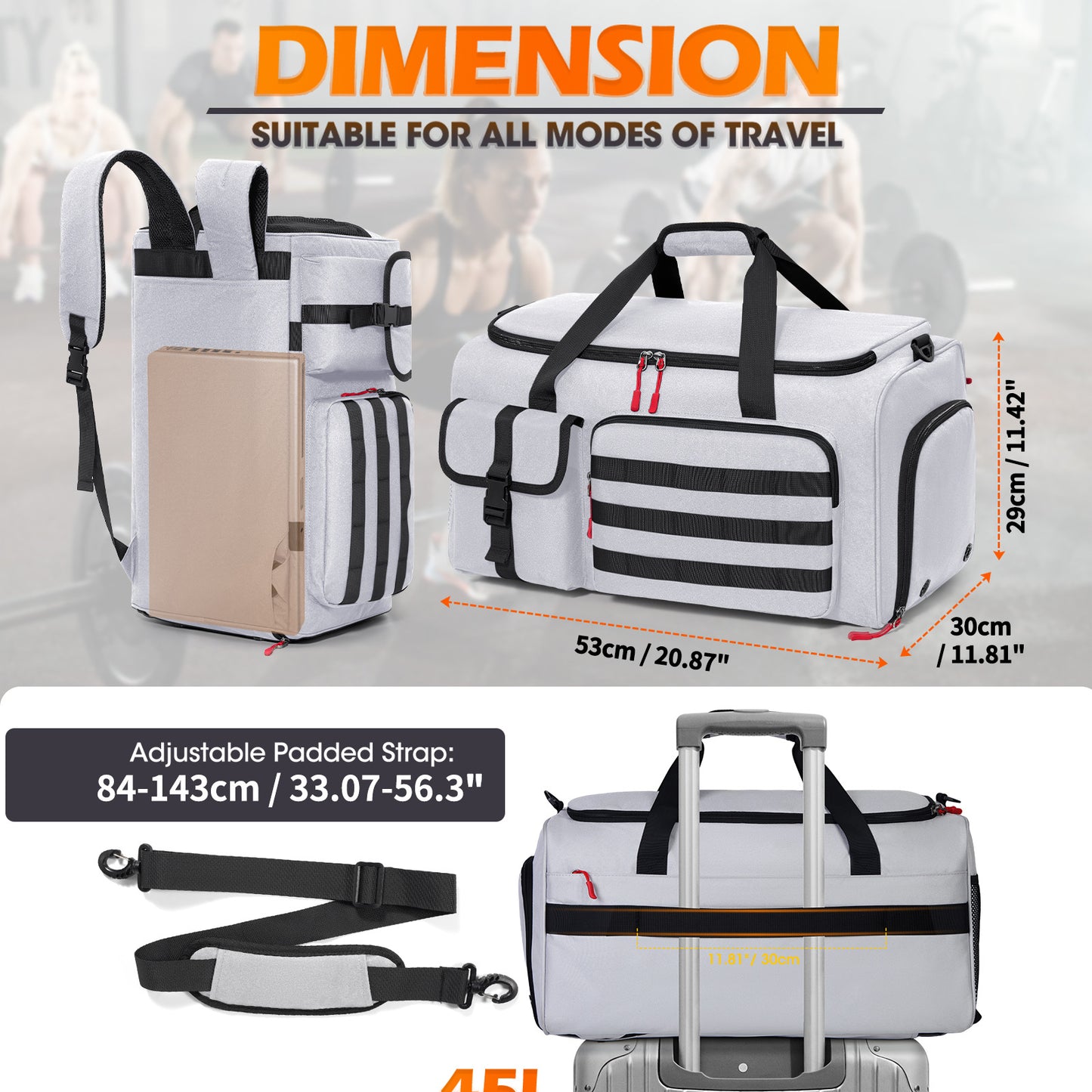 Carried Back Or Held In Hand Large Capacity Sports Backpacks