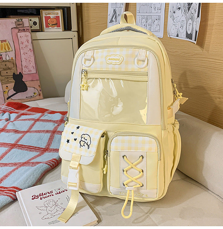 Cute Cartoon Style College Junior Lightweight Large Backpacks