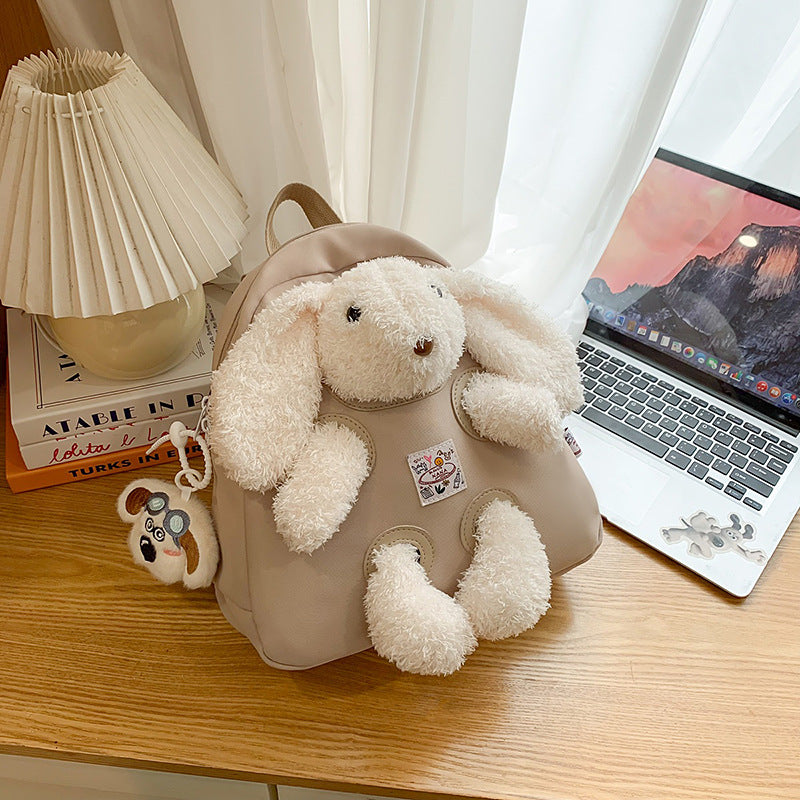 Women's Cute Cartoon Fashion Good-looking Design Sense Niche Leisure Backpack