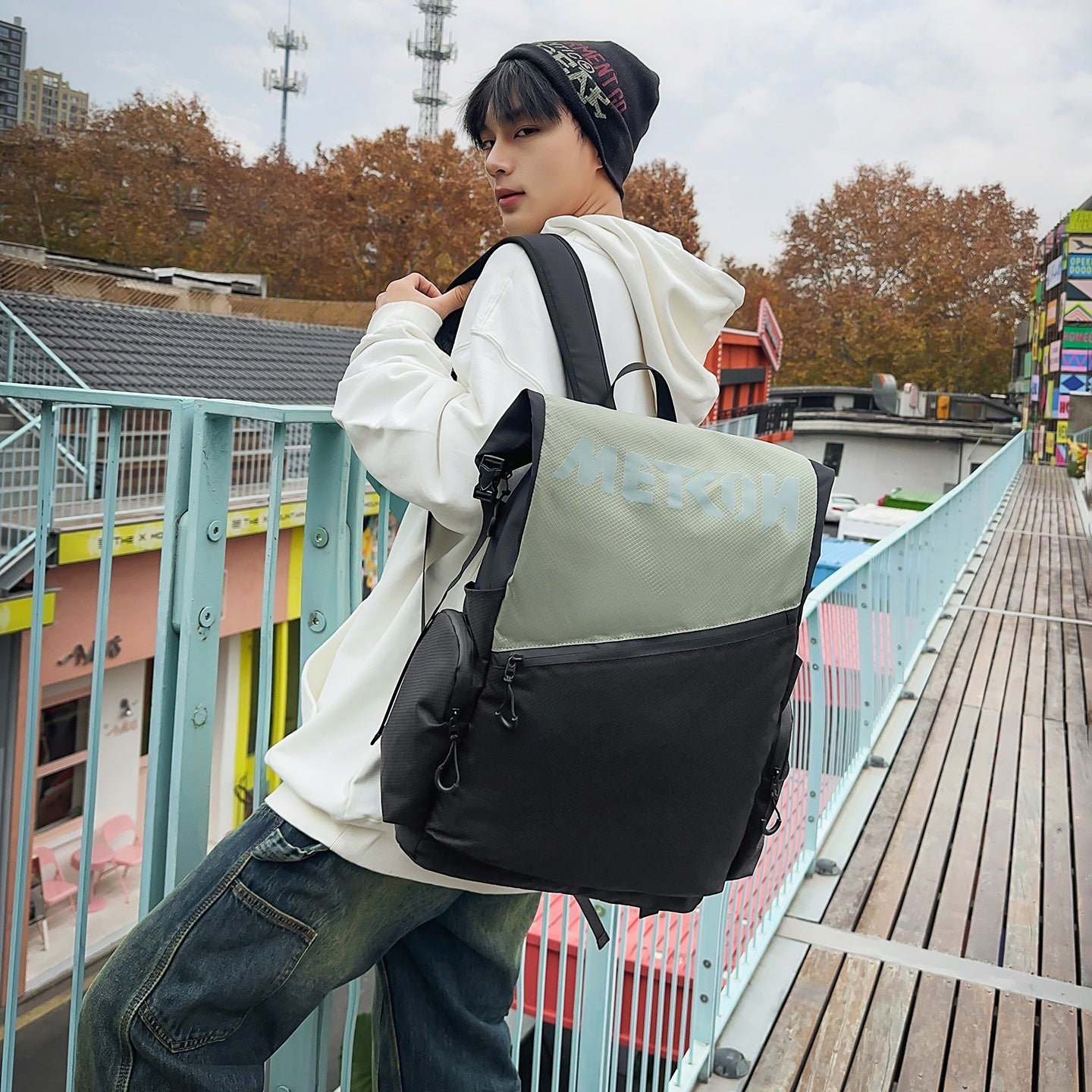 Simple Large Capacity Short-distance Commuter Storage Color Bags