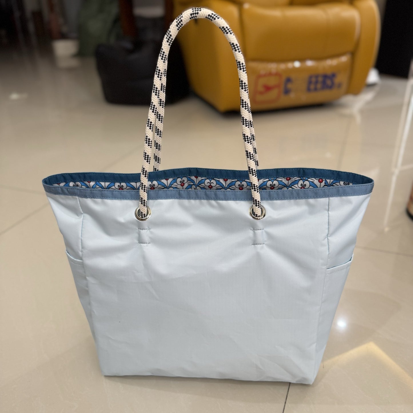 Cute Large Capacity Portable Canvas Female Short Travel Bags