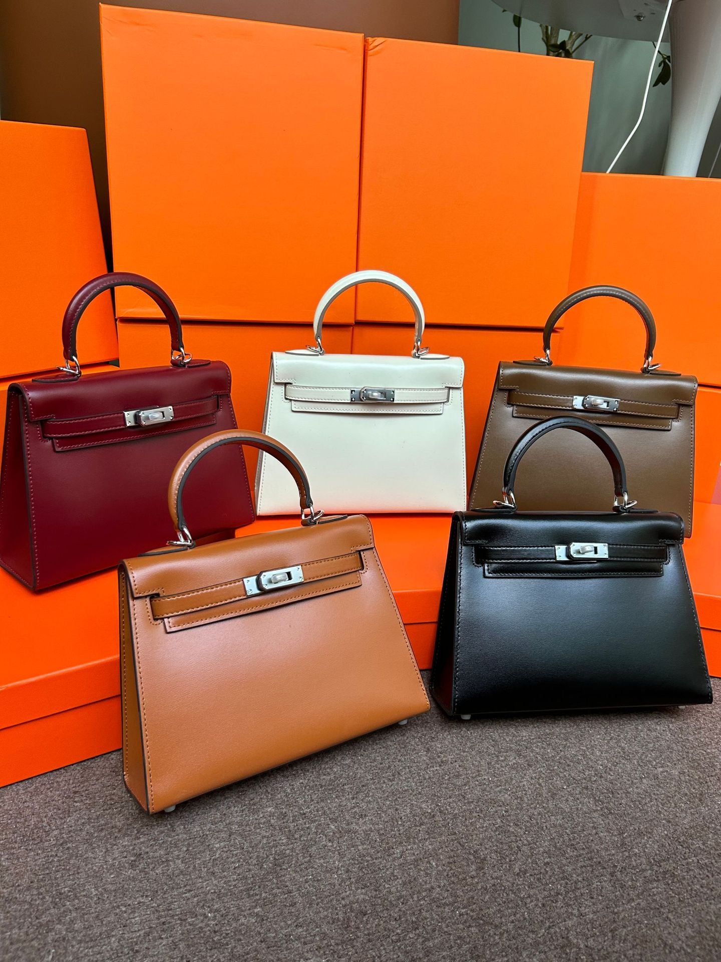 Women's Leather Glossy Cowhide Jim Kelly Second Generation Bags