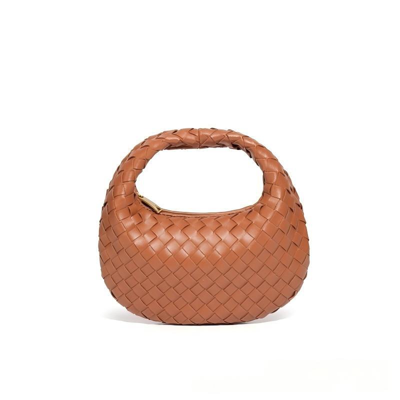 Women's Hand-woven Dumpling Light Luxury Minority High-grade Underarm Selenodont Women's Handbag