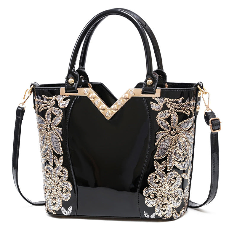 Women's Fashionable Trendy Texture Temperamental Mother Women's Handbag