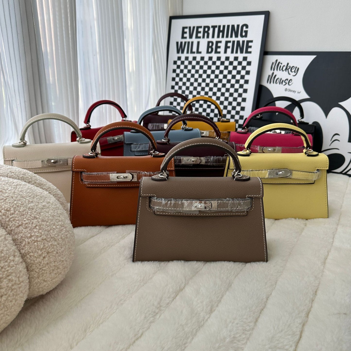 Women's Generation Kelly Hand Palm Print Fashion Handbags