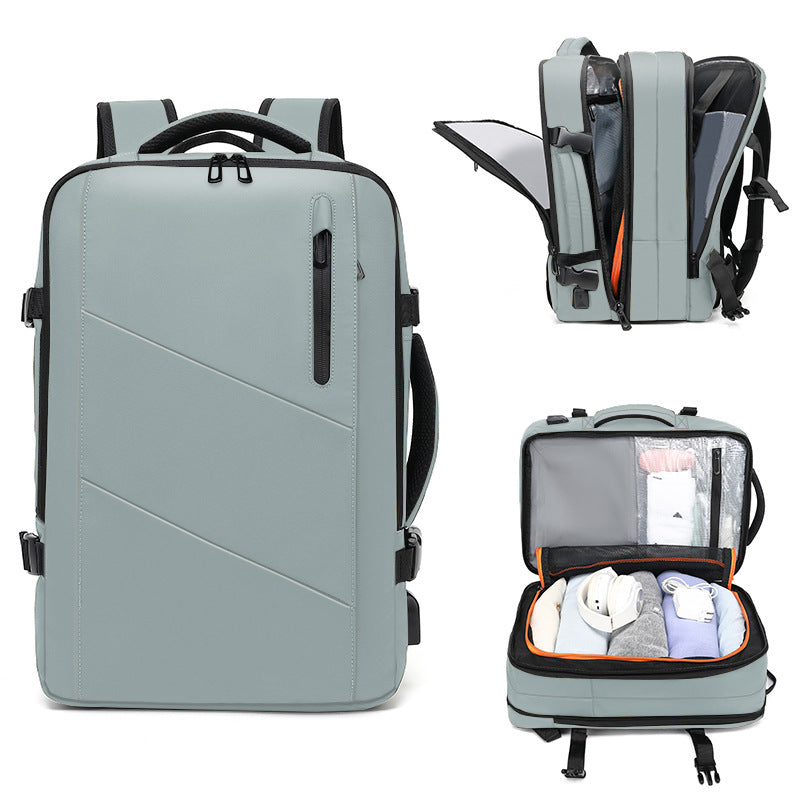 Women's & Men's Scalable Large Capacity Computer Waterproof Leisure Backpack
