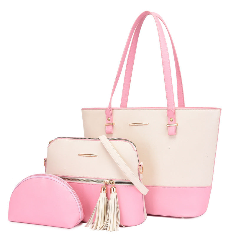 Women's Fashion Springtide Korean Style Three-piece Set Shoulder Bags