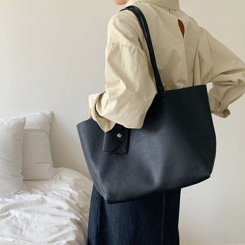 Fashion Simple Hand-held Female Trendy Commuter Shoulder Bags