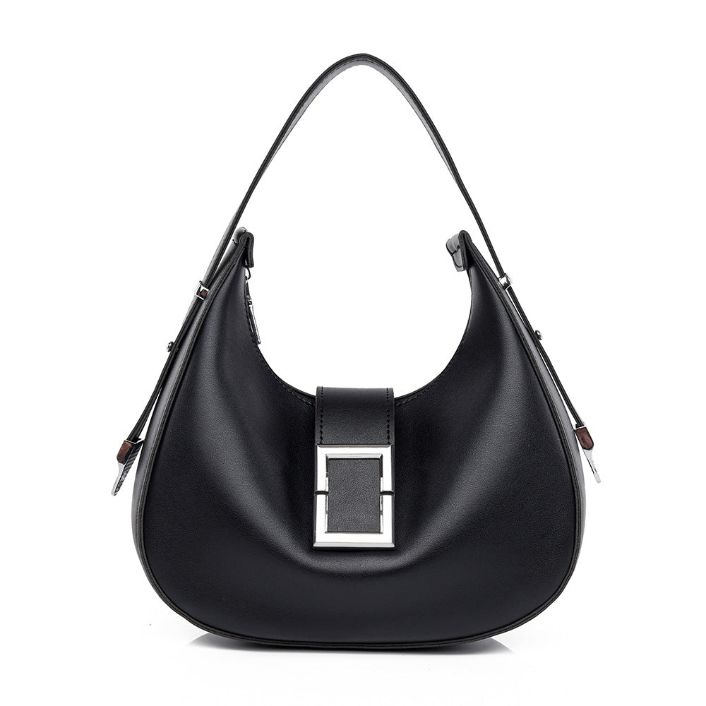 Women's Fashion Cowhide Send Mother Portable Women's Shoulder Bag