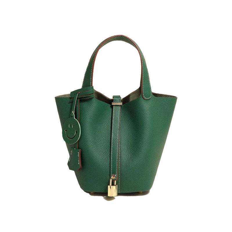 Women's Vegetable Basket Summer Imported Cowhide Handbags
