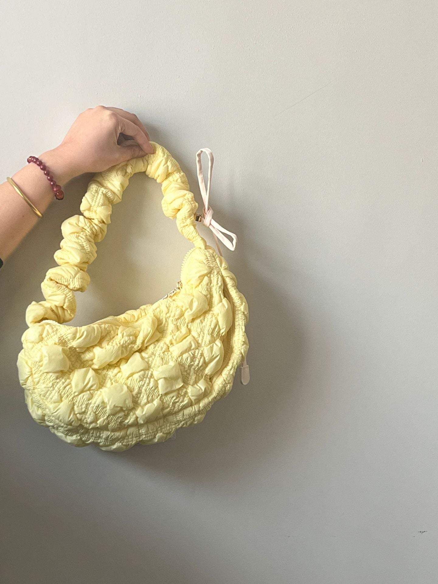 Fashion Pleated Cloud Bubble Underarm Down Bags