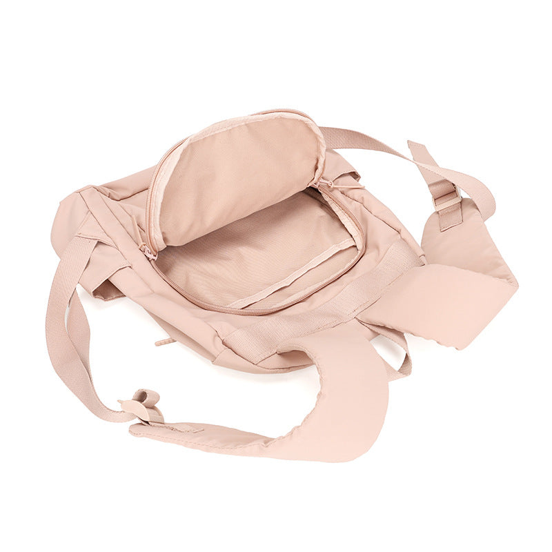 Soft Shell Commuter Simple Computer Rubber Powder Good-looking Leisure Backpack