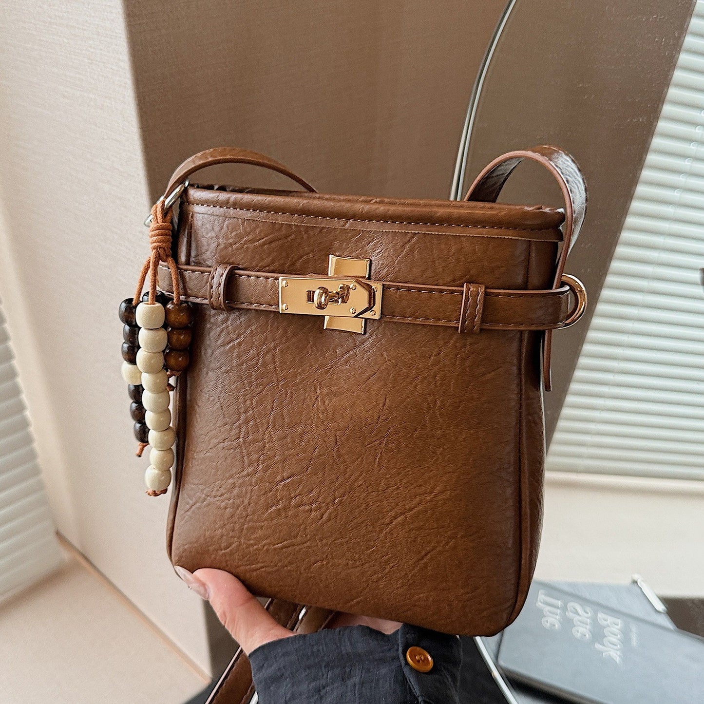 Women's Trendy Wild Retro High-grade Design Western Style Bucket Bag