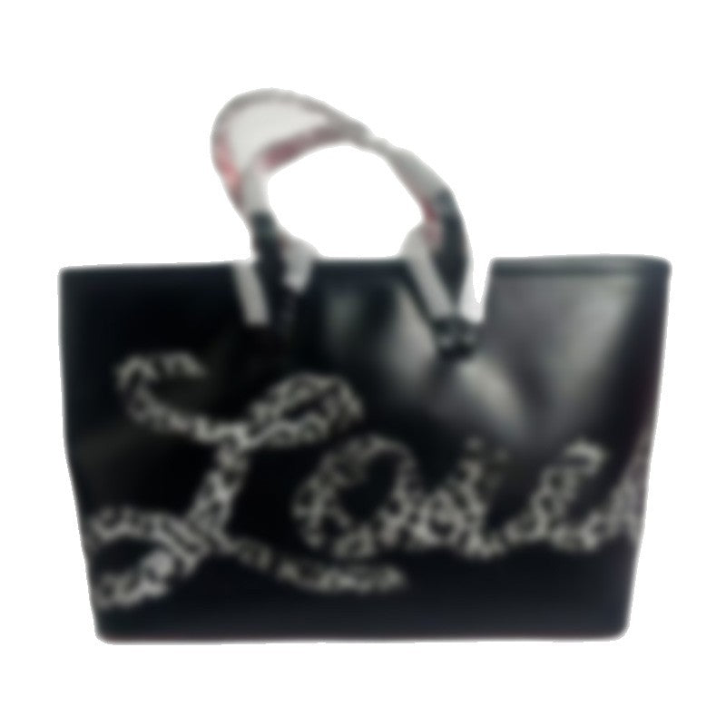 Rivet Letter Large Capacity Commute Minimalist Tote Bag