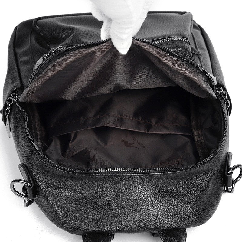 Women's Kangaroo Fashion Soft Leather Versatile Large Bags