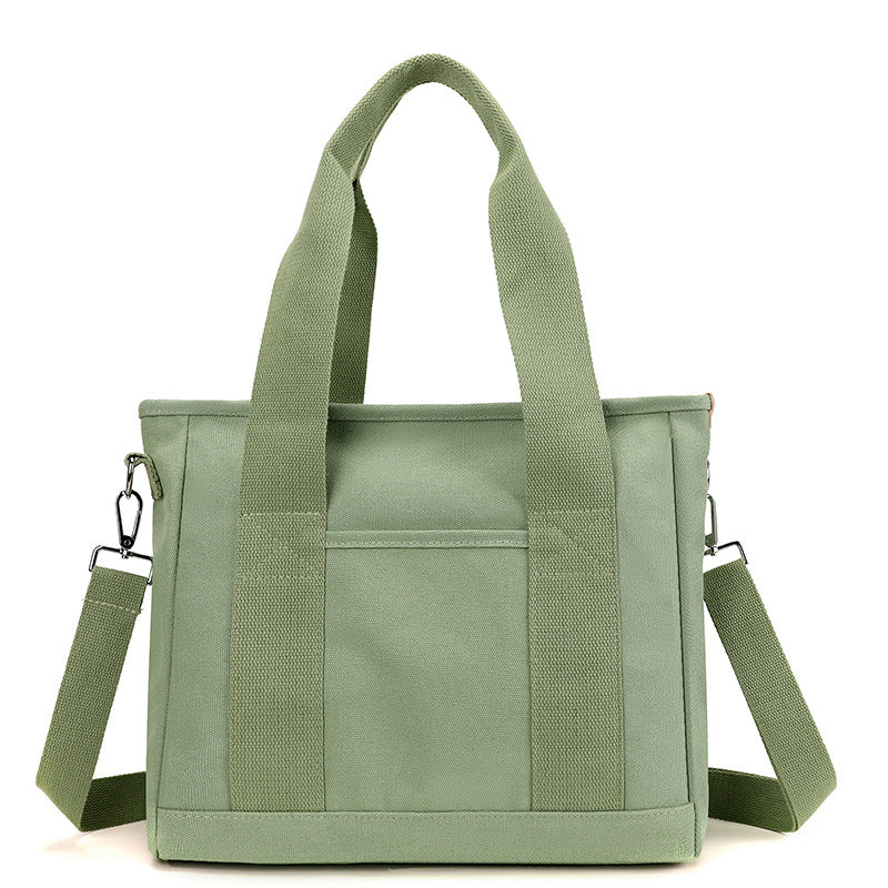 Women's Canvas Large Capacity Commuter Outing Mummy Style Women's Shoulder Bag