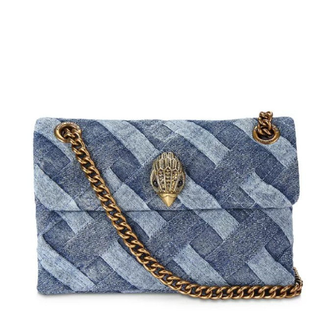 Eagle Head Denim Chain Fashion Retro Lion Ridge Women's Messenger Bag