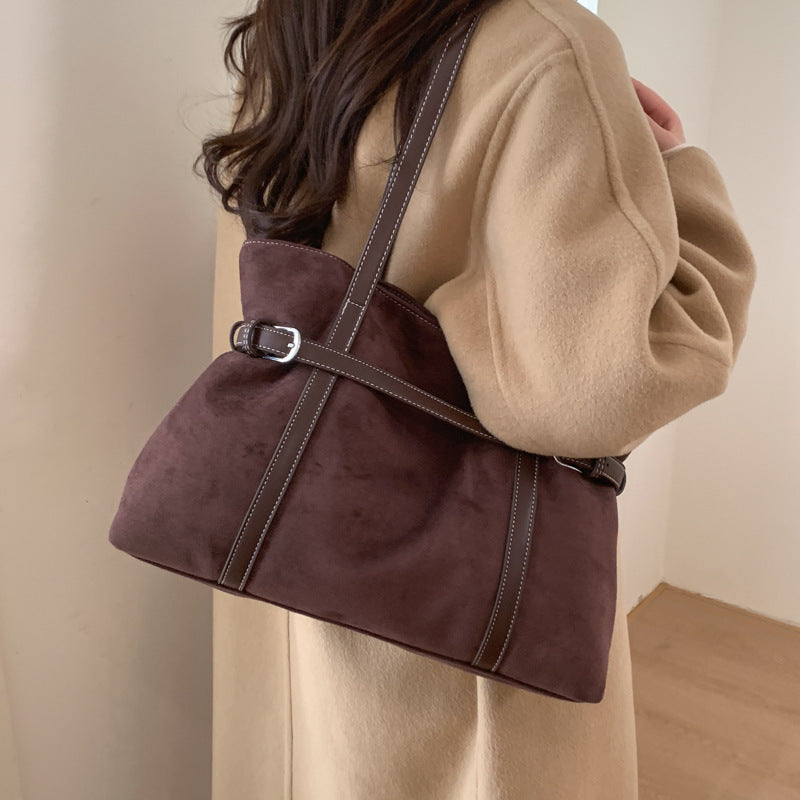 Women's Commuter Trendy Minority Large Capacity Daily Shoulder Bags