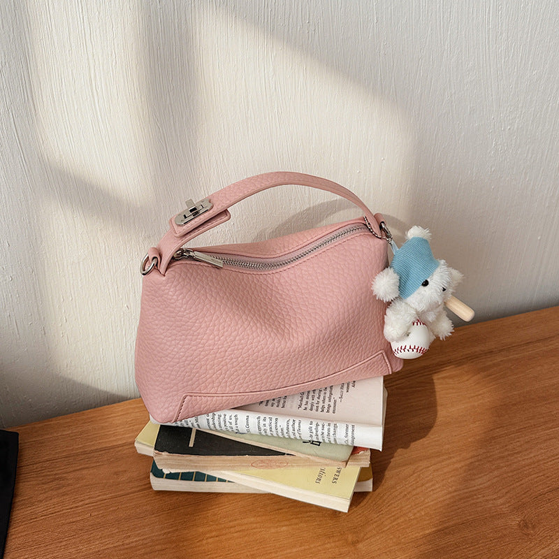 Women's Simple Lazy Exquisite Leather Korean Version For Women's Shoulder Bag